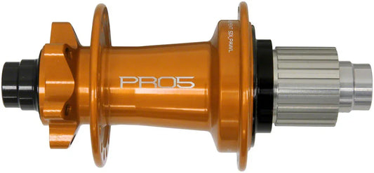 Pro 5 Rear Hub - 12 x 148mm 6-Bolt Micro Spline Orange 28H - Bicycle Warehouse