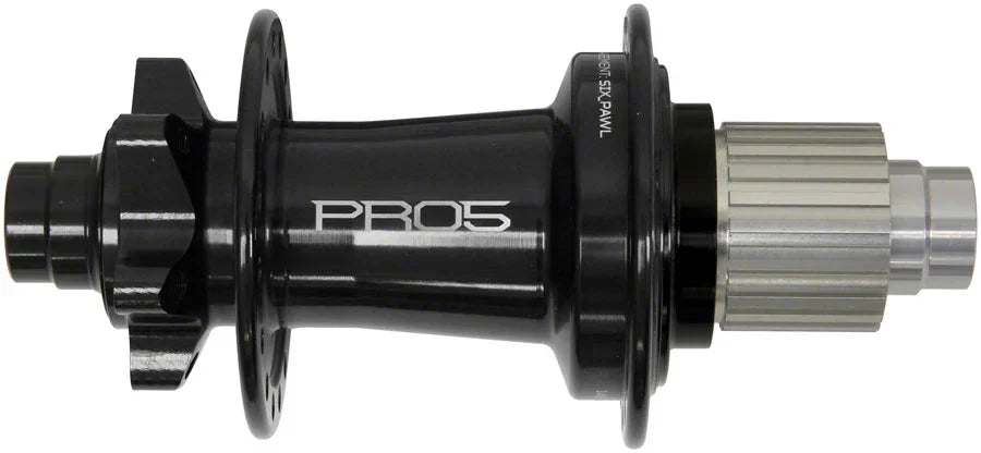 Pro 5 Rear Hub - 12 x 148mm 6-Bolt Micro Spline Black 28H - Bicycle Warehouse