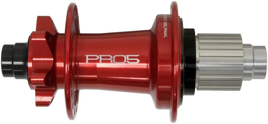 Pro 5 Rear Hub - 12 x 148mm 6-Bolt Micro Spline Red 28H - Bicycle Warehouse