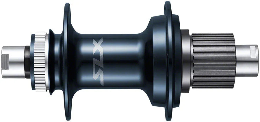 SLX FH-M7110-B Rear Hub - 12 x 148mm Center-Lock Micro Spline BLK 32H - Bicycle Warehouse