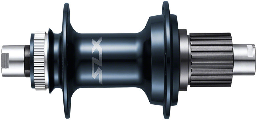 SLX FH-M7110-B Rear Hub - 12 x 148mm Center-Lock Micro Spline BLK 28H - Bicycle Warehouse
