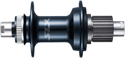 SLX FH-M7110-B Rear Hub - 12 x 148mm Center-Lock Micro Spline BLK 28H - Bicycle Warehouse