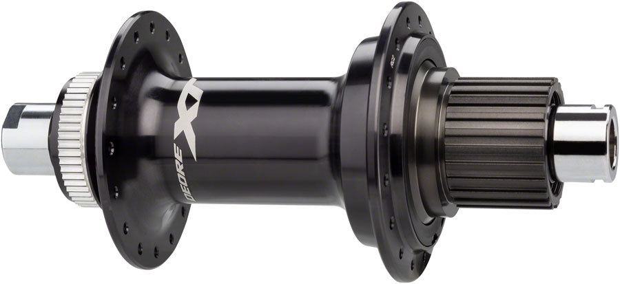 XT FH-M8130-B Rear Hub - 12 x 157mm Center-Lock Micro Spline BLK 32H - Bicycle Warehouse