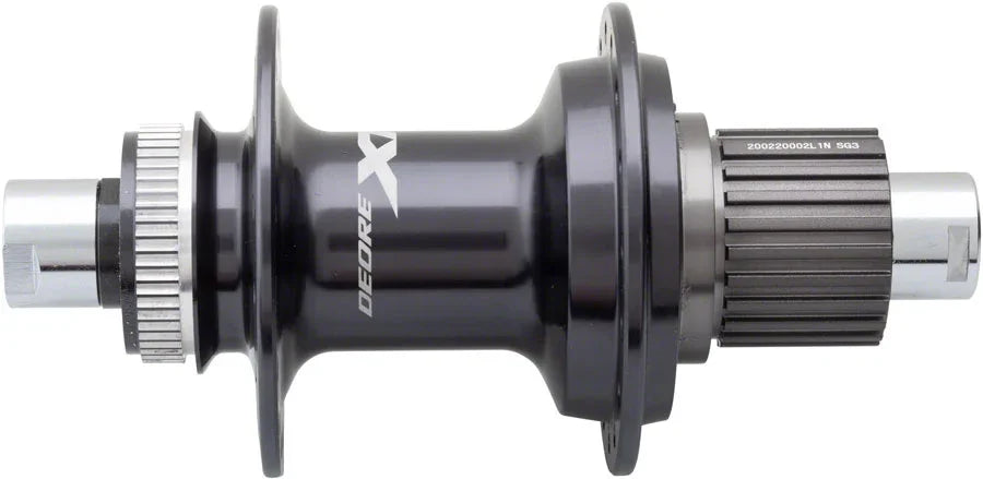 XT FH-M8110 Rear Hub - 12 x 142mm Center-Lock Micro Spline Black 32H - Bicycle Warehouse