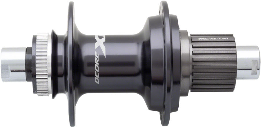 XT FH-M8110 Rear Hub - 12 x 142mm Center-Lock Micro Spline Black 28H - Bicycle Warehouse
