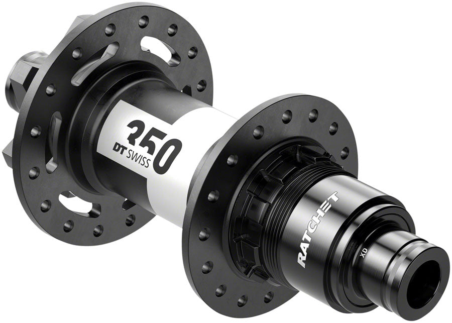 DT Swiss 350 Rear Hub - 12 x 150mm 6-Bolt XD Black 32H 36pt - Bicycle Warehouse