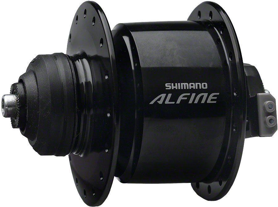 Alfine DH-S501 Dynamo Front Hub - QR x 100mm Center-Lock Black 32h - Bicycle Warehouse