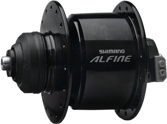 Alfine DH-S501 Dynamo Front Hub - QR x 100mm Center-Lock Black 36h - Bicycle Warehouse
