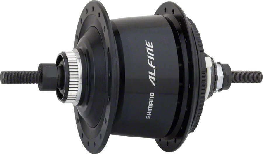 Alfine SG-S7001 8-Speed Internally Geared Disc Brake 36h Rear Hub BLK Small Parts Not Included - Bicycle Warehouse