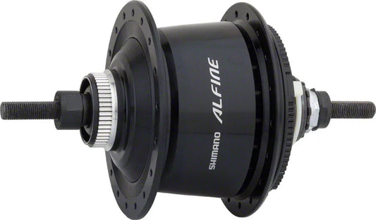 Alfine SG-S7001 8-Speed Internally Geared Disc Brake 36h Rear Hub BLK Small Parts Not Included - Bicycle Warehouse