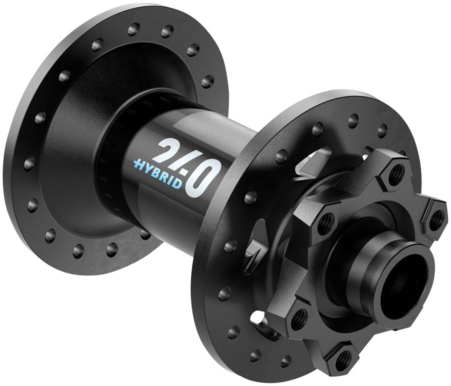 DT Swiss 240 Hybrid Front Hub - 15 x 110mm 6-Bolt Black 32H - Bicycle Warehouse