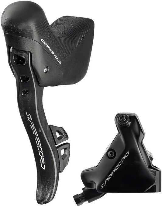 Super Record Ergopower Wireless Control Lever Brake Caliper - Left/Front 12-Speed 140mm Hydraulic Disc Brake Caliper - Bicycle Warehouse