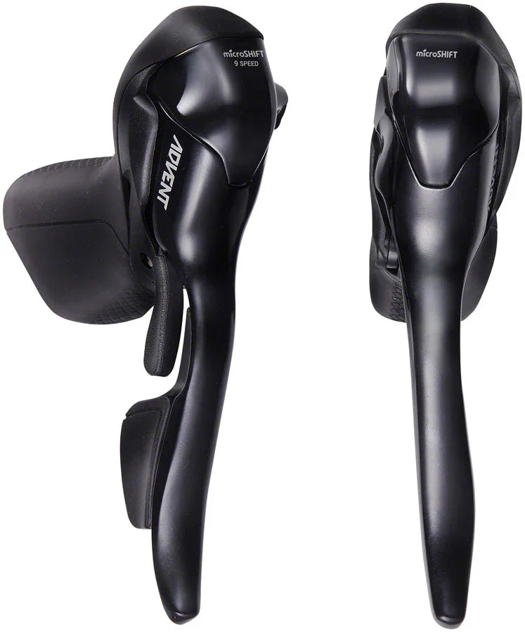ADVENT Drop Bar Shifter Lever Set - 1x9 Speed BLK ADVENT Compatible Only - Bicycle Warehouse