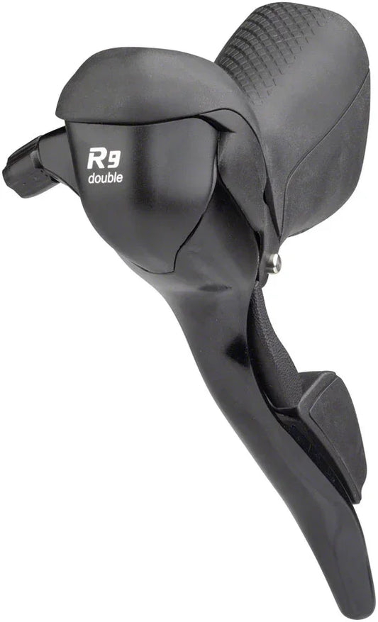 R9 Left Drop Bar Shift Lever - Double Shimano Compatible Black - Bicycle Warehouse