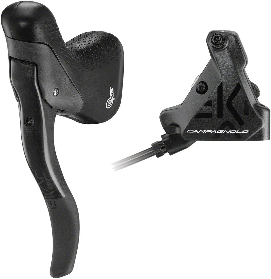 EKAR GT Ergopower Brake Lever Disc Brake Caliper - Left/Front For 1x 13-Speed 140mm Flat Mount Hydraulic Caliper BLK - Bicycle Warehouse