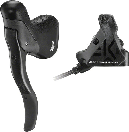 EKAR GT Ergopower Brake Lever Disc Brake Caliper - Left/Front For 1x 13-Speed 140mm Flat Mount Hydraulic Caliper BLK - Bicycle Warehouse