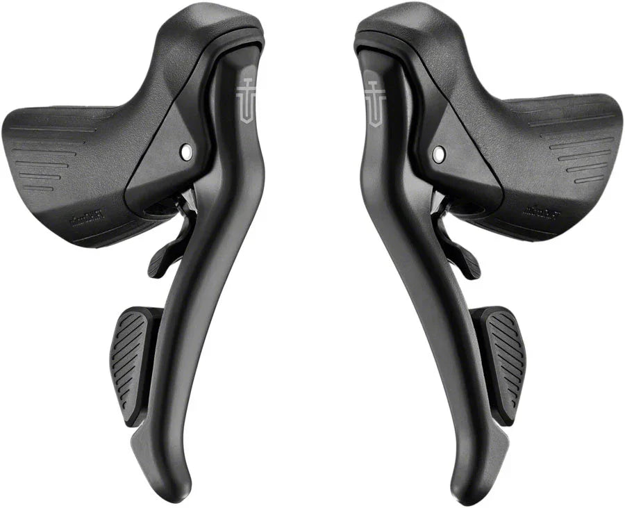 Sword Black Drop Bar Shifter/Brake Lever Set - 2 x 9-Speed Black - Bicycle Warehouse