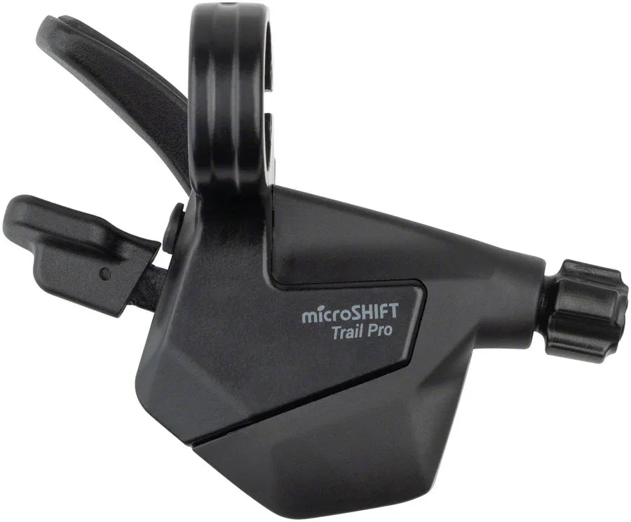 microSHIFT ADVENT X Trail Trigger Pro E-Bike Right Shifter - 1x10 Speed Single Click Thumb Pad ADVENT X Compatible Only - Bicycle Warehouse