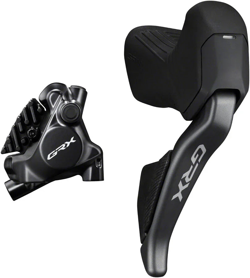 GRX ST-RX825 Di2 Shift/Brake Lever BR-RX820 Hyd Disc Brake Caliper - Right/Rear 12-Speed Flat Mount Caliper For 25mm Mount - Bicycle Warehouse