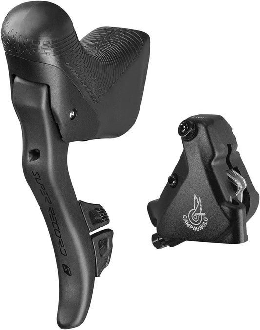 Campagnolo Super Record S Ergopower Wireless Control Lever Brake Caliper - Left/Front 12-Speed 140mm Hydraulic Disc Brake Caliper - Bicycle Warehouse