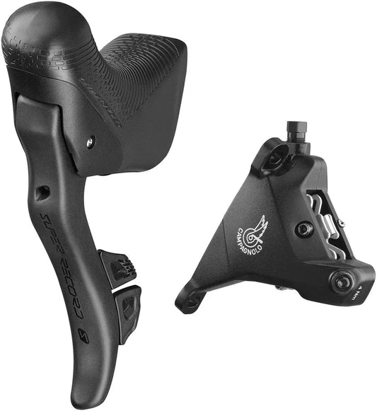 Campagnolo Super Record S Ergopower Wireless Control Lever Brake Caliper - Left/Front 12-Speed 160mm Hydraulic Disc Brake Caliper - Bicycle Warehouse