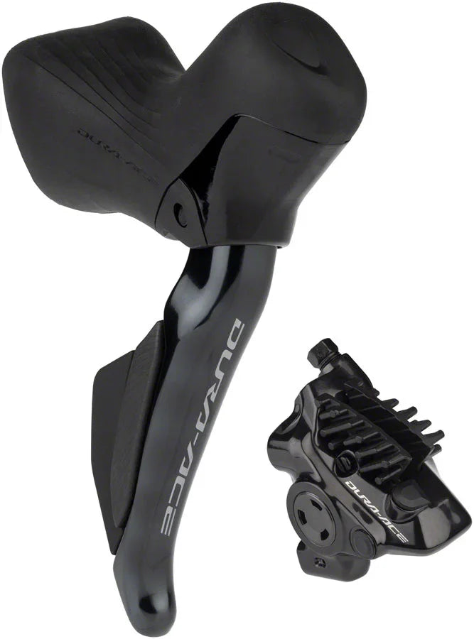 Dura-Ace ST-R9270F-R Di2 Shift/Brake Lever BR-R9270 Hydraulic Disc Brake Caliper - Right/Rear 12-Speed Flat Mount BLK - Bicycle Warehouse