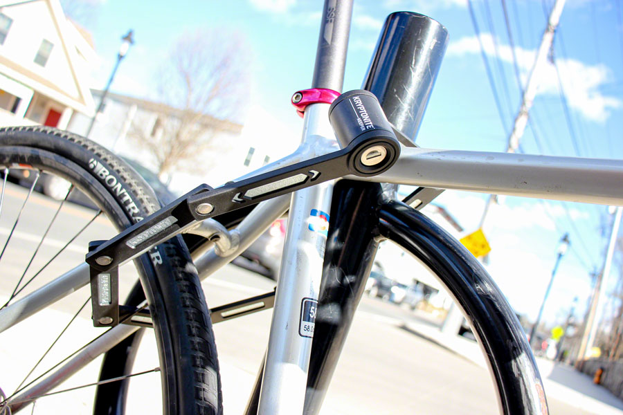 Keeper Mini Folding Lock - Includes Bracket