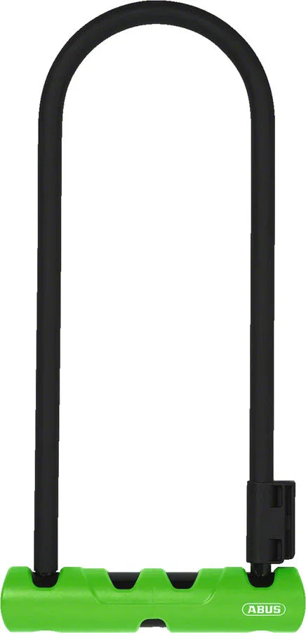 Ultra 410 U-Lock - 11 x 6" SH34 Bracket Black/Green - Bicycle Warehouse