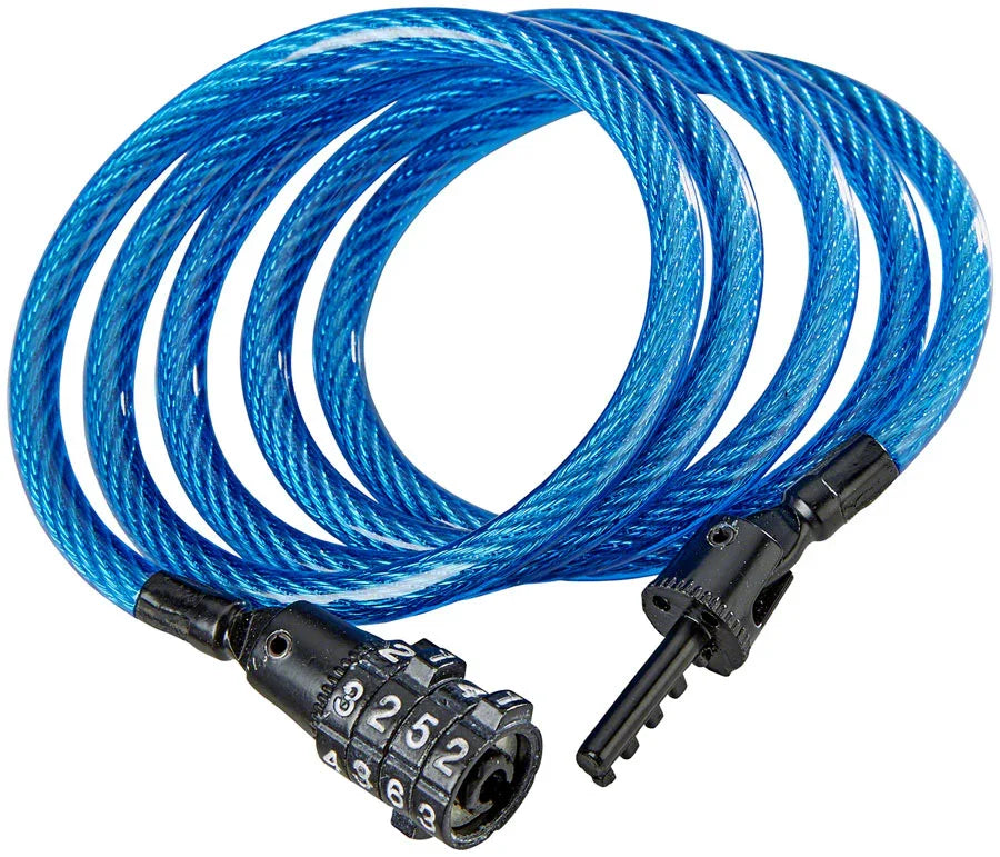 Kryptonite KryptoFlex Keeper 712 4-Digit Combo Cable Lock 4 x 7mm Assorted Colors - Bicycle Warehouse