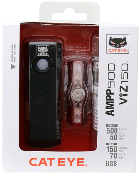 AMPP500S / VIZ150 Headlight/Taillight Set – Bicycle Warehouse