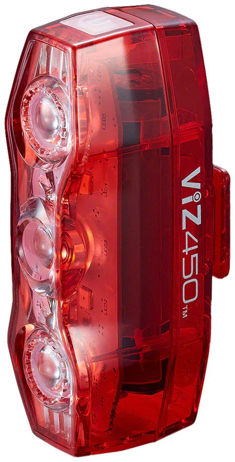 CatEye VIZ450 (USB-C) Taillight - Bicycle Warehouse
