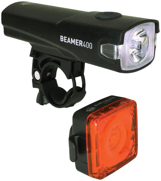 Planet Bike Beamer 400+/Blinky Ultra Headlight/TaillightSet - Bicycle Warehouse
