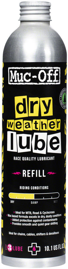 Bio Dry Bike Chain Lube - 300ml, Aluminum Refill Bottle