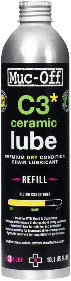 C3 Dry Ceramic Bike Chain Lube - 300ml - Bicycle Warehouse