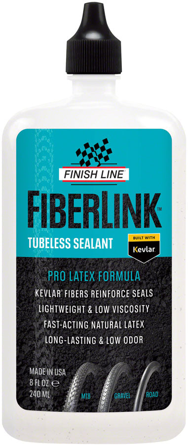 FiberLink Tubeless Tire Sealant - 8oz, Drip - Bicycle Warehouse