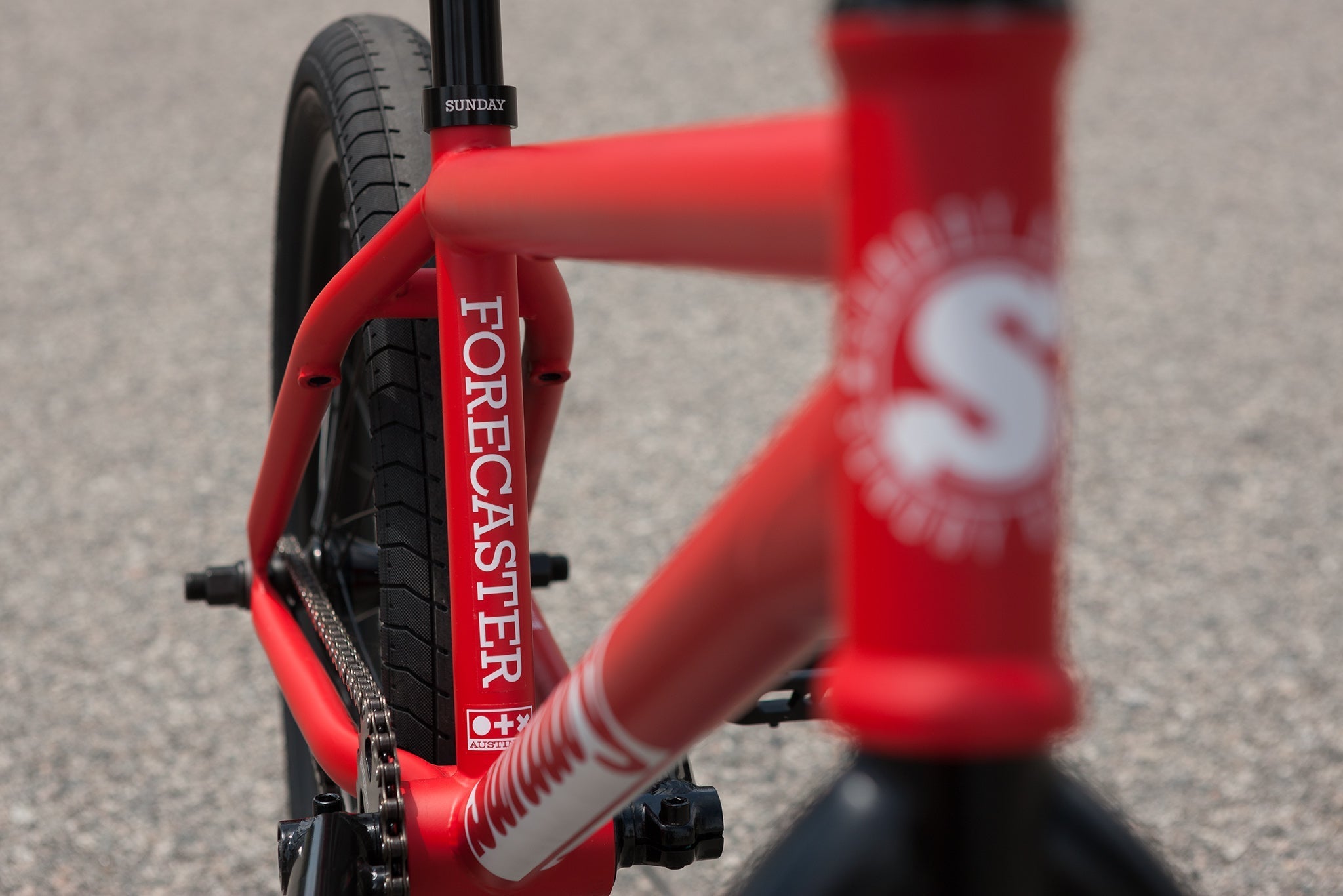 Forecaster BMX Bike, Brett Silva Signature - Matte Red with 20.75