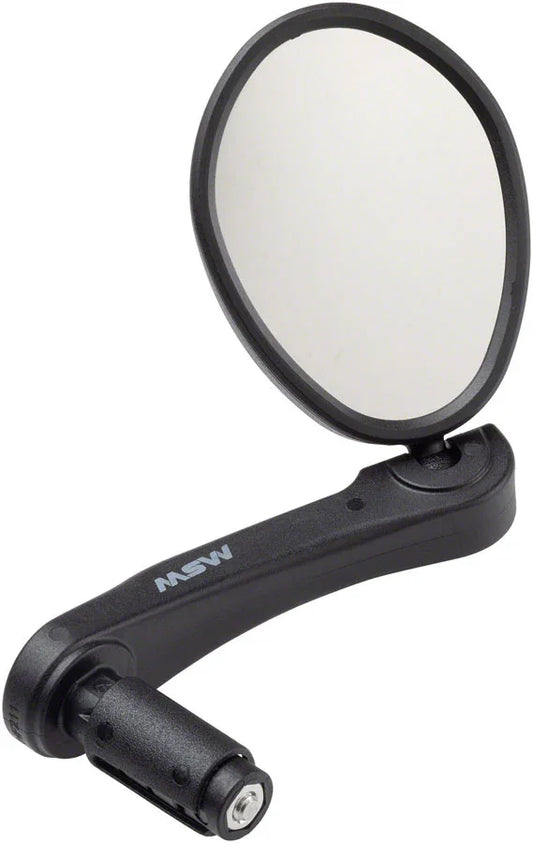 Handlebar Mirror - Flat Bar Stainless Steel Lens - Bicycle Warehouse