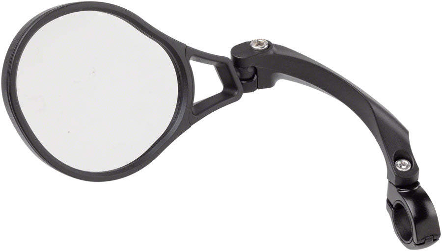 Handlebar Mirror - Flat Bar Left Side HD Glass Lens - Bicycle Warehouse