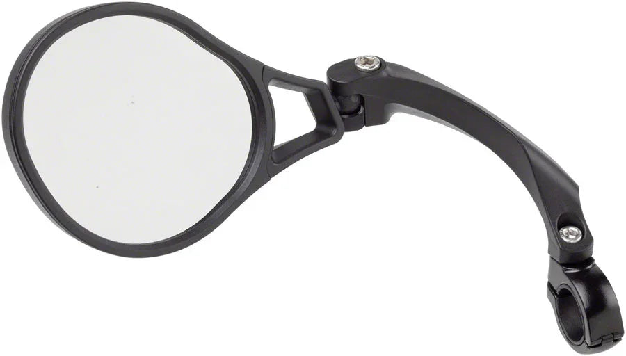 Handlebar Mirror - Flat Bar Left Side HD Glass Lens - Bicycle Warehouse