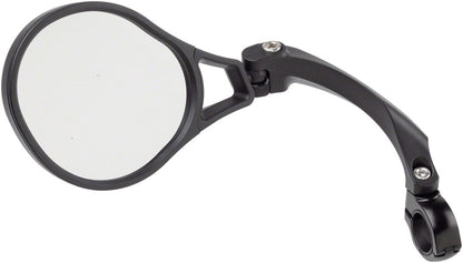 Handlebar Mirror - Flat Bar Left Side HD Glass Lens - Bicycle Warehouse