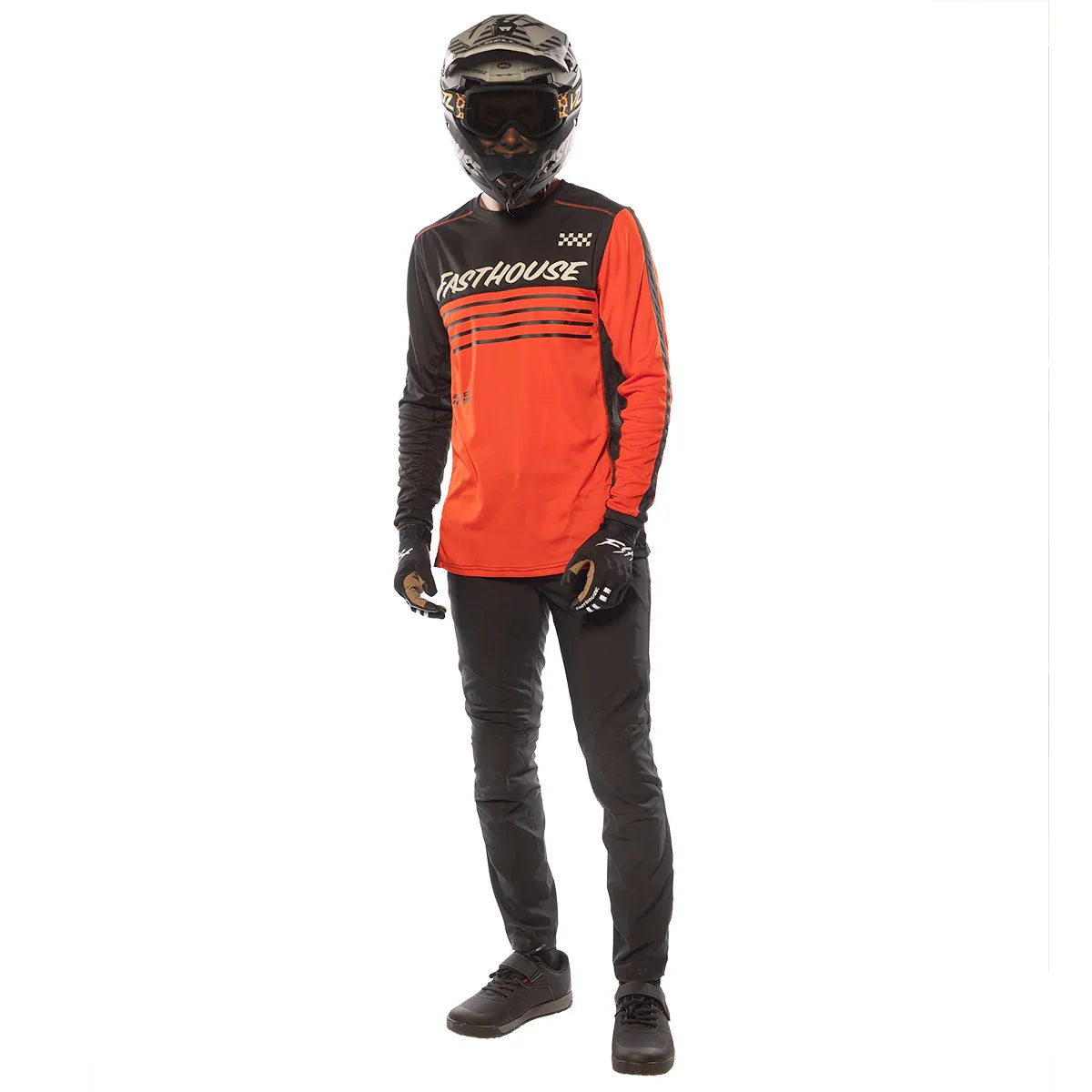 Classic Mercury LS Jersey - Black/Red - Bicycle Warehouse