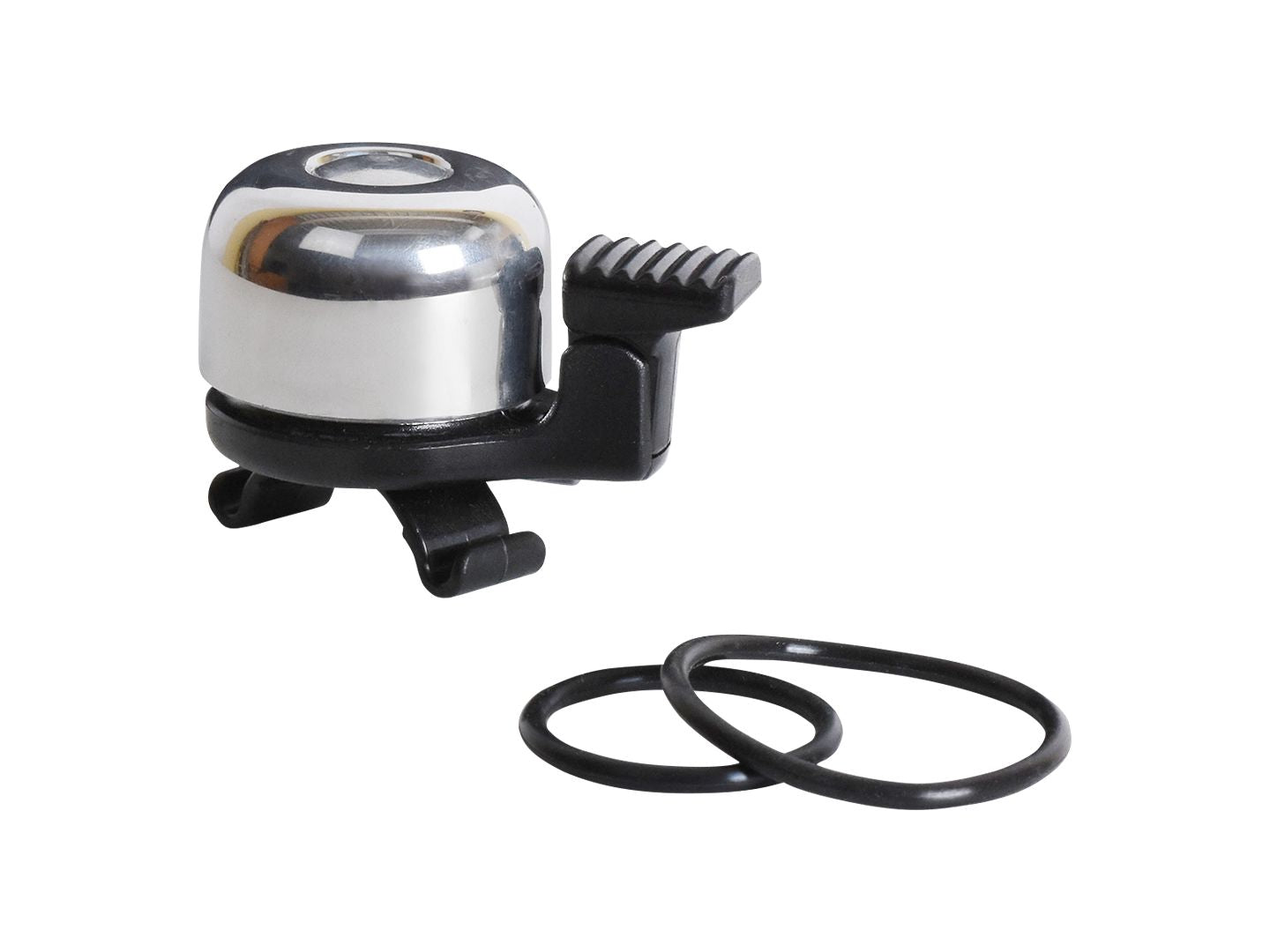 Mirrycle Ring-O-Ring Silver Bike Bell - Bicycle Warehouse