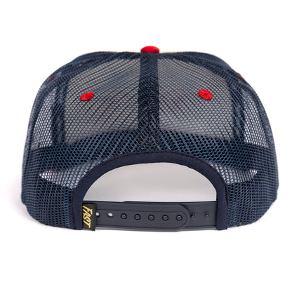 NBA Trucker Hat - Red/Cream - Bicycle Warehouse