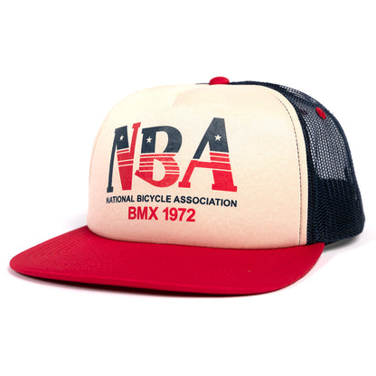 NBA Trucker Hat - Red/Cream - Bicycle Warehouse