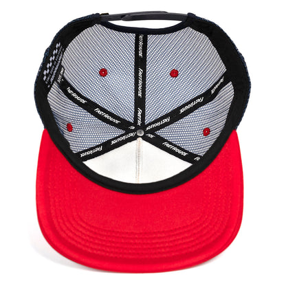 NBA Trucker Hat - Red/Cream - Bicycle Warehouse
