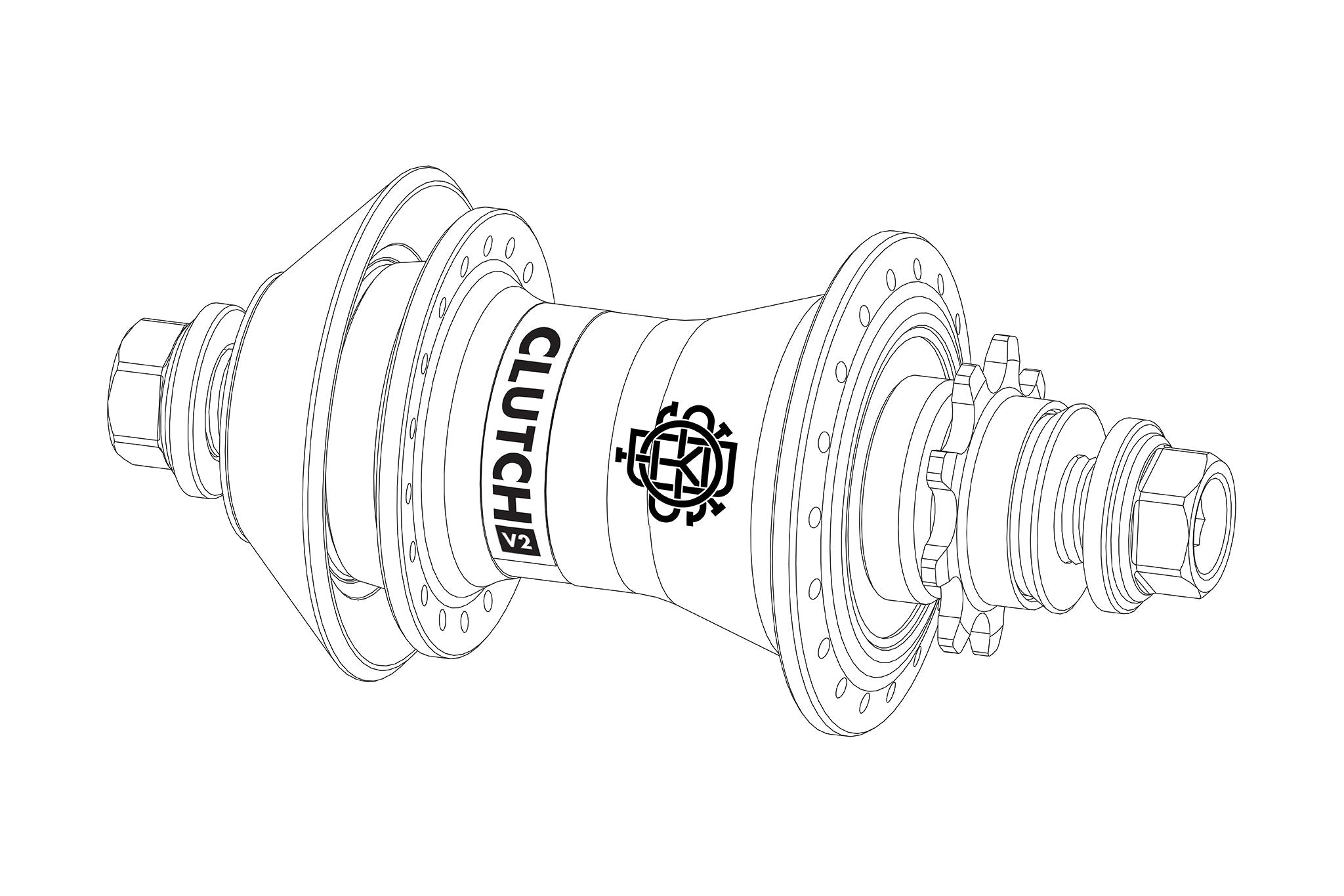 Odyssey Clutch Freecoaster Hub Parts (v1/v2)