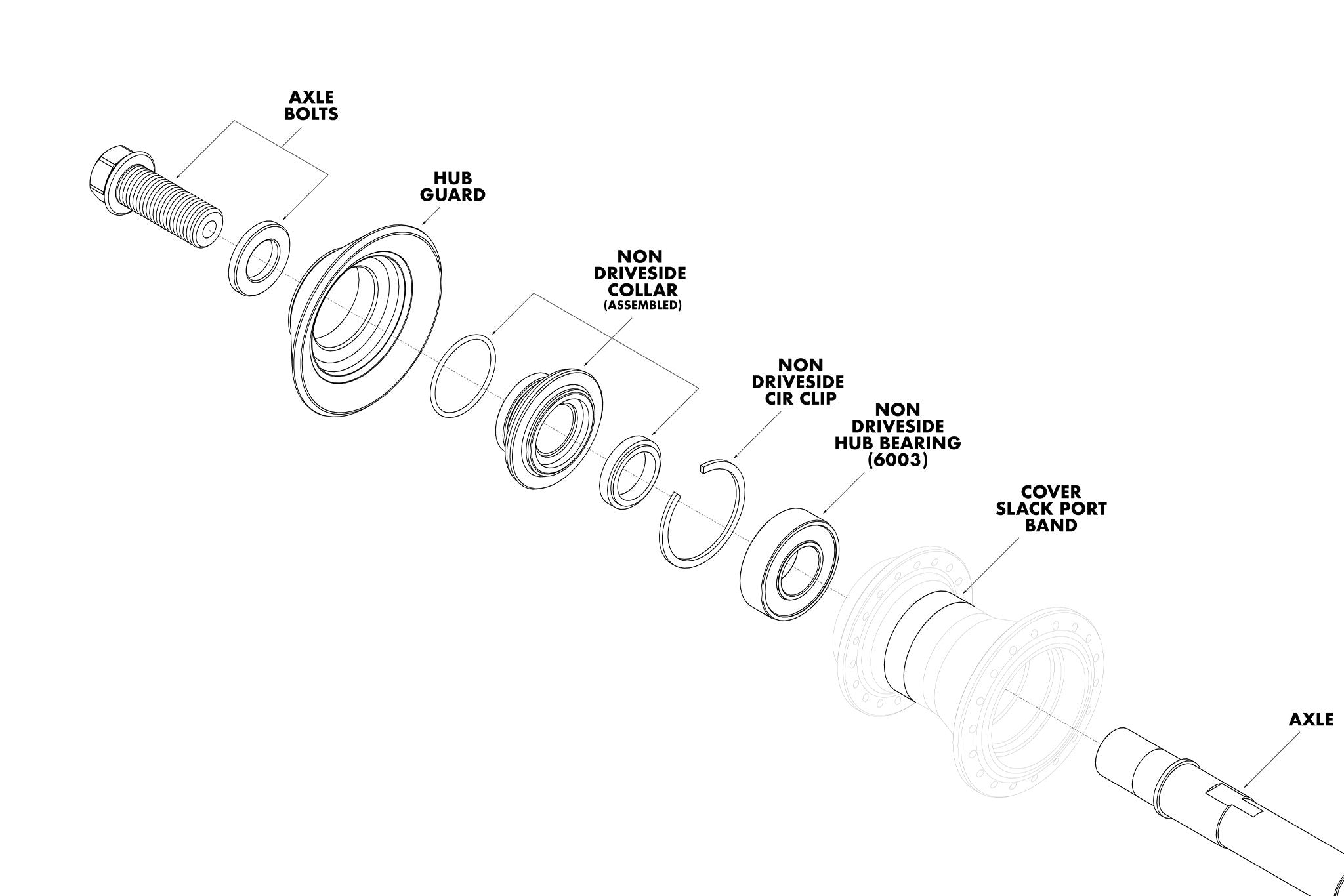 Odyssey Clutch Freecoaster Hub Parts (v1/v2)