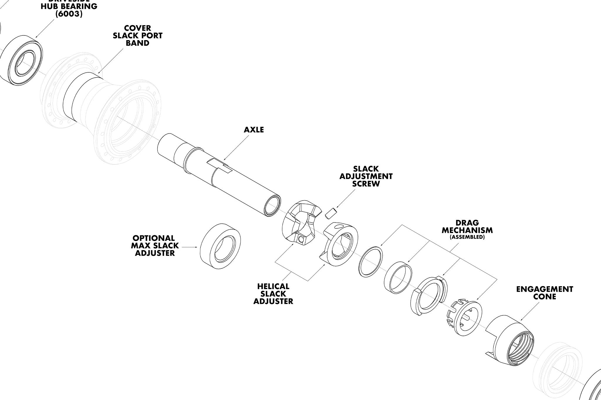 Odyssey Clutch Freecoaster Hub Parts (v1/v2)