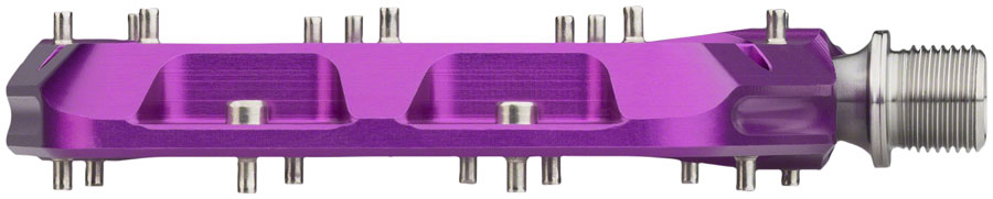 Wolf Tooth Waveform Pedals - Purple Small - Bicycle Warehouse