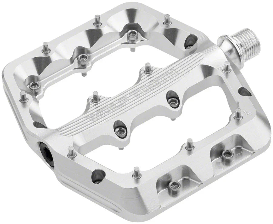 Waveform Pedals - Silver Large - Bicycle Warehouse